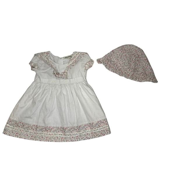 harry & violet Other - Harry & Violet Girls 24 Months White,Pink, Purple, Green Floral Matching Set